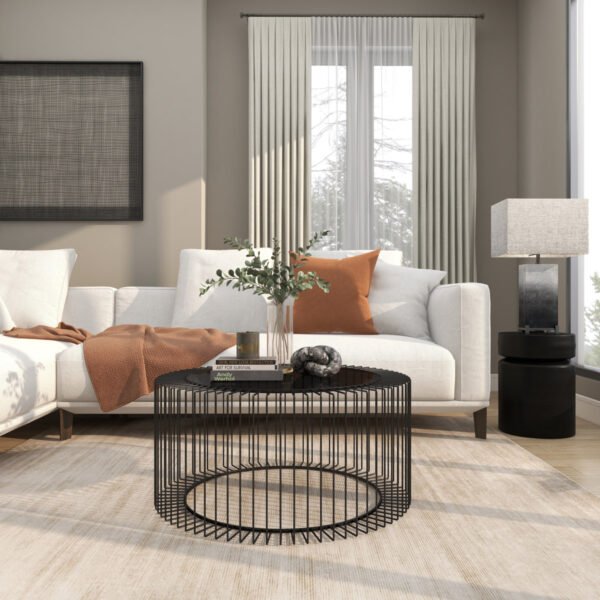 2 طاولة قهوة دائرية-CT-0006