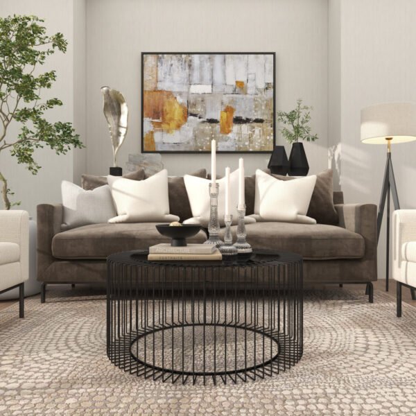 3 طاولة قهوة دائرية-CT-0006