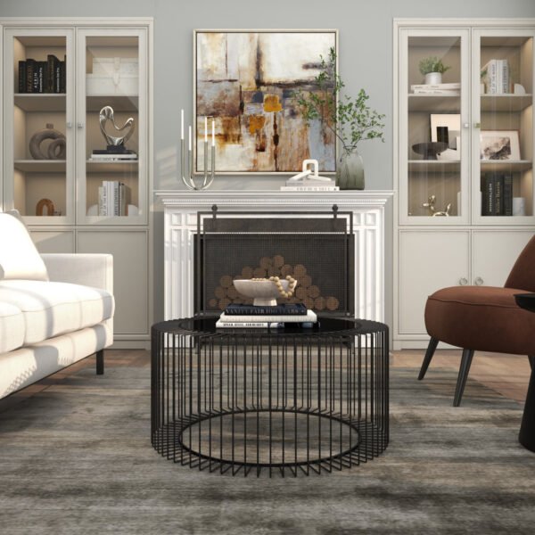 5 طاولة قهوة دائرية-CT-0006