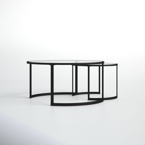 طاولة قهوة دائرية متداخلة-CT-0007