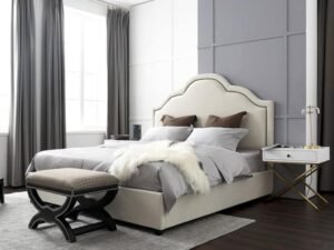 سرير 200×140×140 سم - بيج - MOD.MA.303