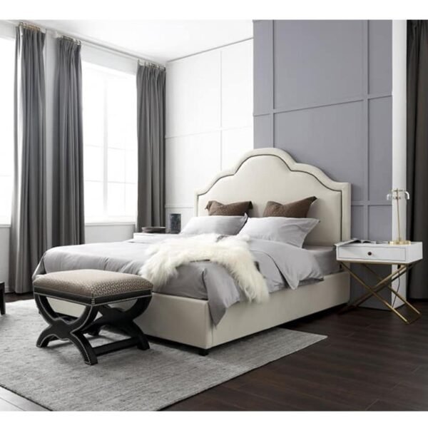 سرير 200×140×140 سم - بيج - MOD.MA.303