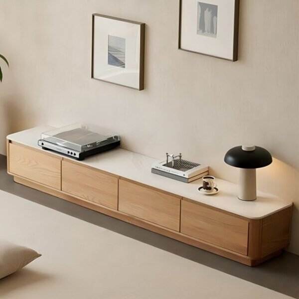 bo922029_1 طاولة تلفاز خشب سويدي بيج - 210×40×40 سم