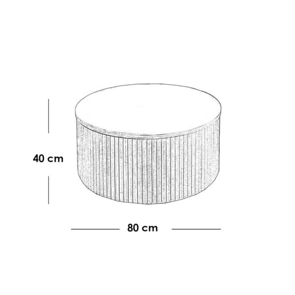 طقم طاولة خشب كونتر طبيعي بني - قطعتين