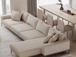 df.6544323 كنبة زاوية 300×180×85×85 سم - بيج DF.6544323